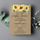 Search for sunflower couples shower invitations Greenery sunflowers