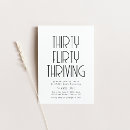 Search for thirty flirty and thriving invitations Party