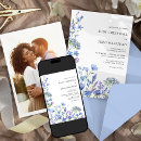 Search for blue and lavender wedding invitations Summer