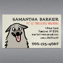 Search for humorous business cards Dog walker