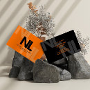 Search for black and orange business cards Bold