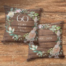 Search for 60th wedding anniversary cushions 60 years