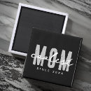 Search for mothers day magnets Black and white
