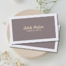 Search for plain cream business cards Professional