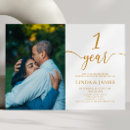 Search for 1st wedding anniversary invitations Couple
