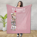 Search for 40th birthday blankets Pink