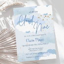 Search for cloud baby boy shower invitations Sky