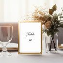 Search for classic elegant table cards Calligraphy script