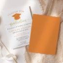 Search for orange gold invitations High school
