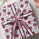 Search for hot pink and black wrapping paper For kids