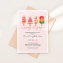 Search for popsicle baby pregnancy invitations Pink