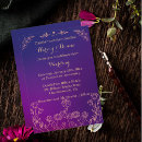 Search for magenta floral wedding invitations Vibrant
