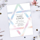 Search for party bar bat mitzvah invitations Modern