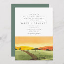 Search for field wedding invitations Watercolor
