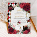 Search for elegant red and gold birthday invitations For kids