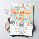 Search for destination baby shower invitations The adventure begins
