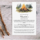 Search for camping bridal shower invitations Rustic