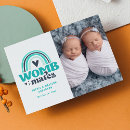 Search for twin pregnancy announcement postcards Simple