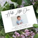 Search for hello birth announcement cards Girl