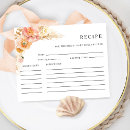 Search for bridal shower recipe cards Calligraphy