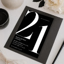 Search for black invitations Minimalist