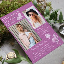 Search for purple graduation invitations Trendy