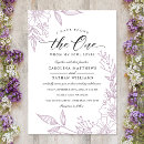 Search for simple lilac wedding invitations Elegant