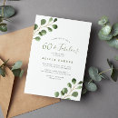 Search for spring 60th birthday invitations Watercolor