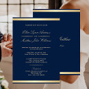 Search for gold trim invitations Elegant