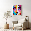 Search for abstract face art Portrait