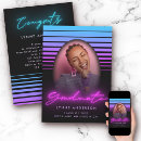 Search for disco graduation invitations announcements Modern