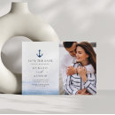 Search for nautical party invitations Blue and white