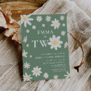 Search for second birthday invitations Daisy