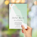 Search for mint green bridal shower invitations Bride