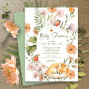Search for fox baby boy shower invitations Watercolor greenery