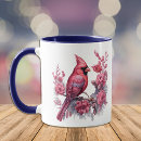 Search for red flower mugs Bird