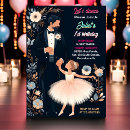 Search for ballerina 1st birthday invitations Princess