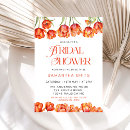 Search for orange bridal shower invitations Minimalist
