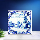 Search for dutch windmill tiles Vintage