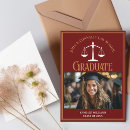 Search for law school graduation announcement cards Scales of justice