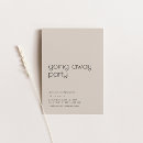 Search for moving away party invitations Simple