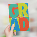 Search for unique graduation cards Colourful