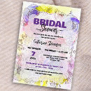 Search for artistic bridal shower invitations Bride