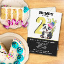 Search for panda birthday invitations Adorable