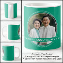 Search for happy anniversary coffee mugs Green
