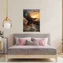 Search for bald art Flying eagle