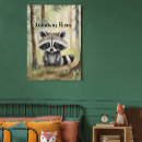 Search for racoon art posters Woodland