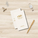 Search for monogram logo business cards Gold
