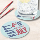 Search for 4th of july coasters Red white and blue
