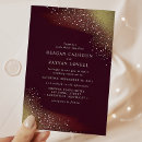 Search for crimson wedding invitations Modern